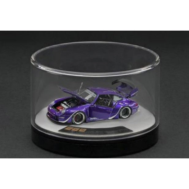 【予約安心出荷】[MDL] 1/64 RWB 993 Purple Metallic - Rotating display(回転台座バージョン) 完成品 ミニカー(PGM-640314-2) PGM(プライベートグッズモデル)(2026年7月)