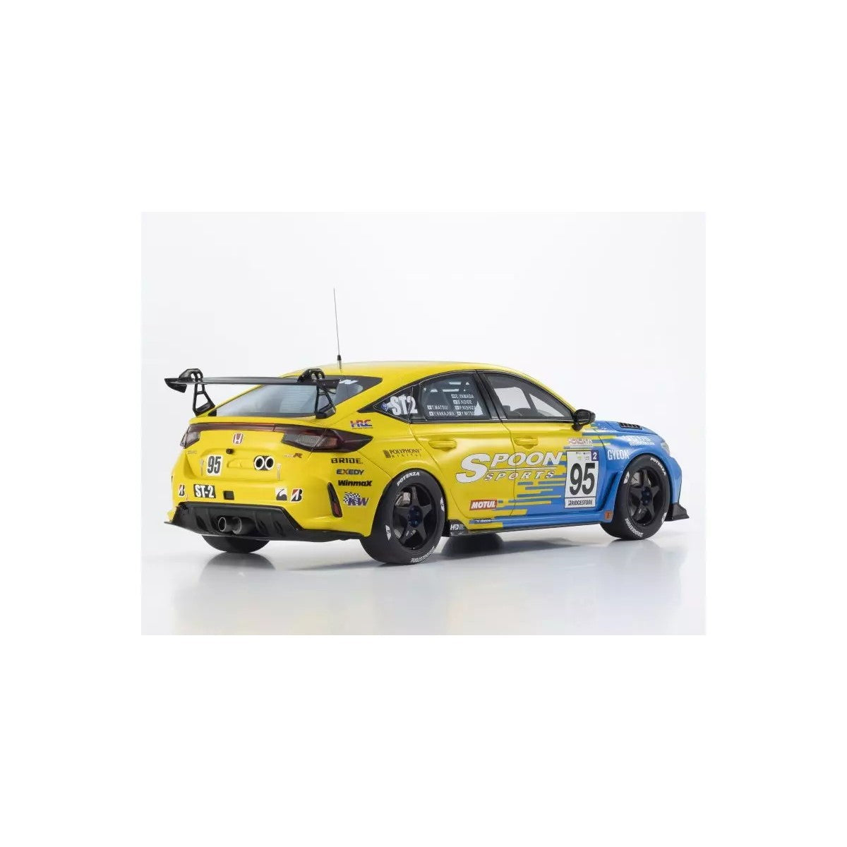 【新品即納】[MDL] SAMURAI 1/18 ホンダ シビック(FL5) スプーン #95 限定 800個 完成品 ミニカー(KSR18067Y) 京商(20260430)