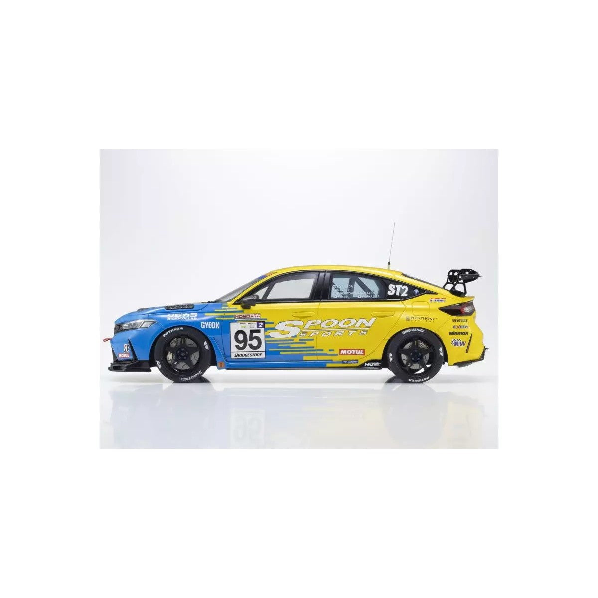 【新品即納】[MDL] SAMURAI 1/18 ホンダ シビック(FL5) スプーン #95 限定 800個 完成品 ミニカー(KSR18067Y) 京商(20260430)