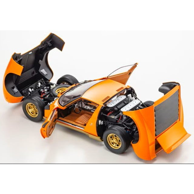 【予約安心出荷】[MDL] KYOSHOオリジナル 1/12 ランボルギーニ ミウラ P400 (オレンジ) 完成品 ミニカー(KS08621PB) 京商(2026年10月)