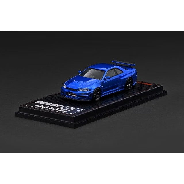 【予約安心出荷】[MDL] 1/64 Nissan Skyline(スカイライン) GT-R (BNR34) NISMO(ニスモ) customized Blue Metallic 完成品 ミニカー(IG4174) ignition model(イグニッションモデル)(2026年10月)