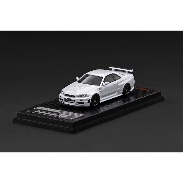 【予約安心出荷】[MDL] 1/64 Nissan Skyline(スカイライン) GT-R (BNR34) NISMO(ニスモ) customized White 完成品 ミニカー(IG4175) ignition model(イグニッションモデル)(2026年10月)