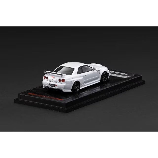 【予約安心出荷】[MDL] 1/64 Nissan Skyline(スカイライン) GT-R (BNR34) NISMO(ニスモ) customized White 完成品 ミニカー(IG4175) ignition model(イグニッションモデル)(2026年10月)