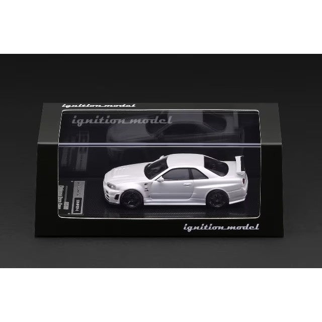 【予約安心出荷】[MDL] 1/64 Nissan Skyline(スカイライン) GT-R (BNR34) NISMO(ニスモ) customized White 完成品 ミニカー(IG4175) ignition model(イグニッションモデル)(2026年10月)