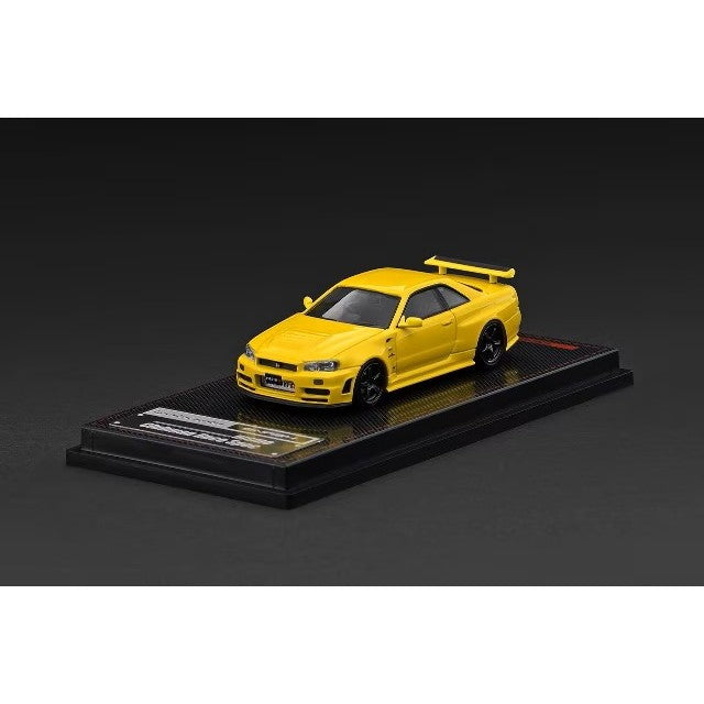 【予約安心出荷】[MDL] 1/64 Nissan Skyline(スカイライン) GT-R (BNR34) NISMO(ニスモ) customized Yellow 完成品 ミニカー(IG4176) ignition model(イグニッションモデル)(2026年11月)