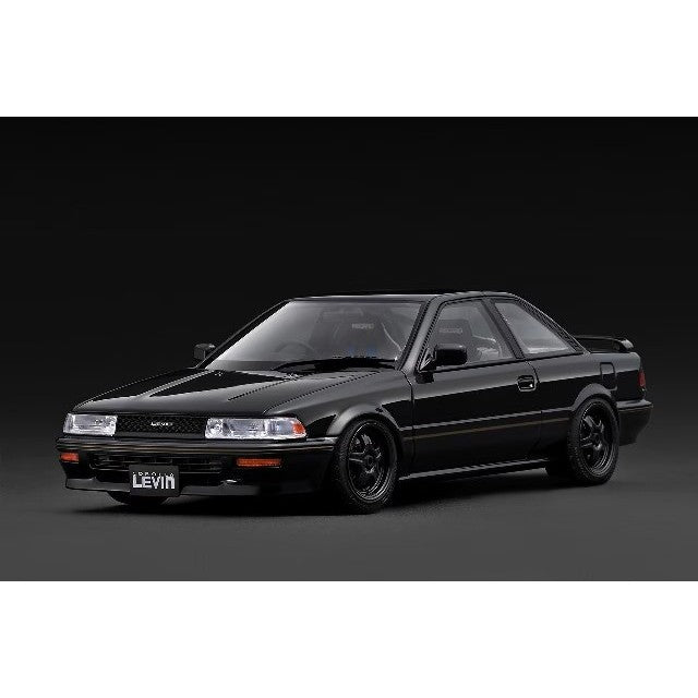 【予約安心出荷】[MDL] 1/18 TOYOTA COROLLA LEVIN(トヨタ カローラレビン) GT APEX (AE92) Black 完成品 ミニカー(IG3869) ignition model(イグニッションモデル)(2026年11月)