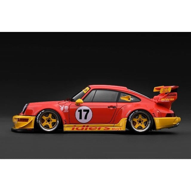 【予約安心出荷】[MDL] 1/18 RWB 964 Red / Yellow 完成品 ミニカー(IG3948) ignition model(イグニッションモデル)(2026年10月)