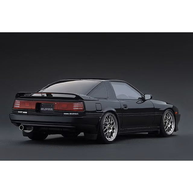 【予約安心出荷】[MDL] 1/18 Toyota Supra(トヨタ スープラ) 3.0GT Turbo LIMITED(ターボリミテッド) (MA70) Black 完成品 ミニカー(IG4108) ignition model(イグニッションモデル)(2026年11月)