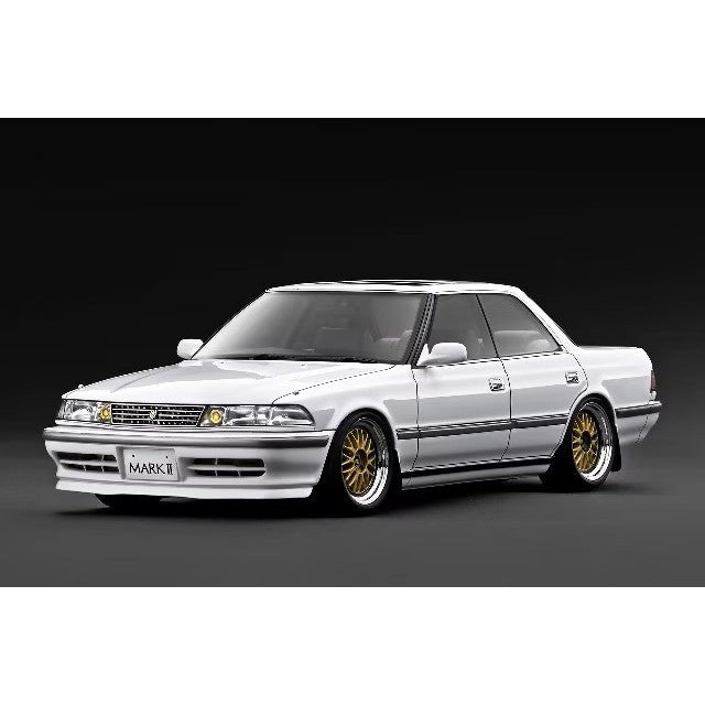 【予約安心出荷】[MDL] 1/18 TOYOTA MARKII2.5 Grande LIMITED(トヨタ マーク2 2.5 グランデ リミテッド) (JZX81) White 完成品 ミニカー(IG3854) ignition model(イグニッションモデル)(2026年10月)