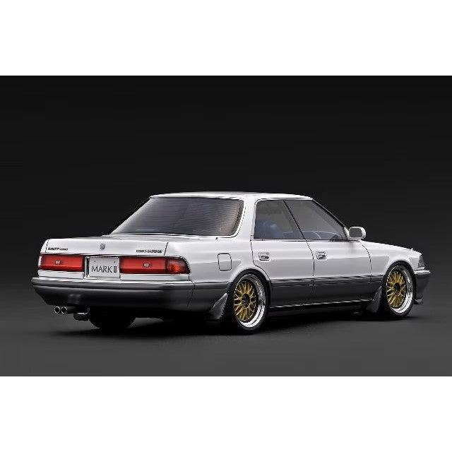 【予約安心出荷】[MDL] 1/18 TOYOTA MARKII2.5 GT TWIN turbo(トヨタ マーク2 2.5 GTツインターボ) (JZX81) Pearl White / Silver 完成品 ミニカー(IG3856) ignition model(イグニッションモデル)(2026年10月)