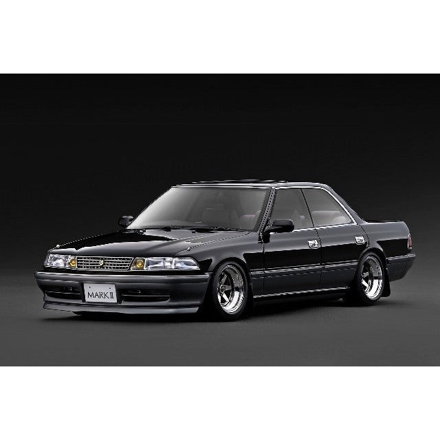 【予約安心出荷】[MDL] 1/18 TOYOTA MARKII2.5 Grande LIMITED(トヨタ マーク2 2.5 グランデ リミテッド) (JZX81) Black/Gun Metallic 完成品 ミニカー(IG3859) ignition model(イグニッションモデル)(2026年11月)