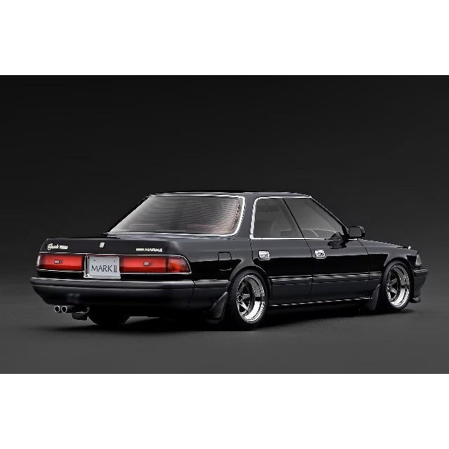 【予約安心出荷】[MDL] 1/18 TOYOTA MARKII2.5 Grande LIMITED(トヨタ マーク2 2.5 グランデ リミテッド) (JZX81) Black/Gun Metallic 完成品 ミニカー(IG3859) ignition model(イグニッションモデル)(2026年11月)