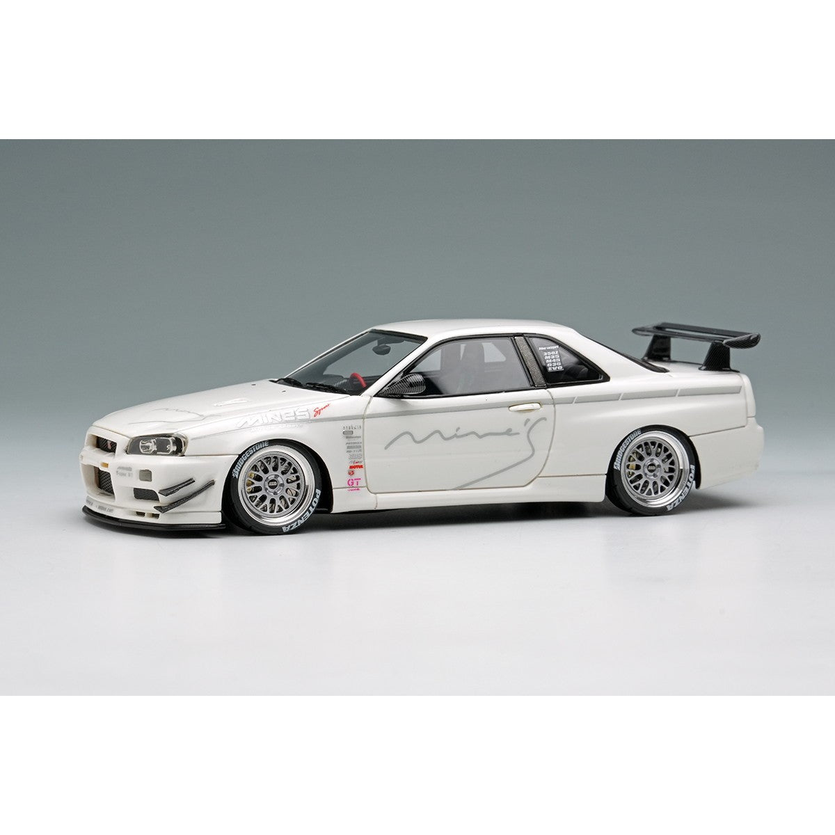 【予約安心出荷】[MDL] 1/43 マインズ スカイライン GT-R(BNR34) V-spec N1(BBSホイール) Time Attack in USA 完成品 ミニカー(EM699) EIDOLON(アイドロン)(2026年7月)
