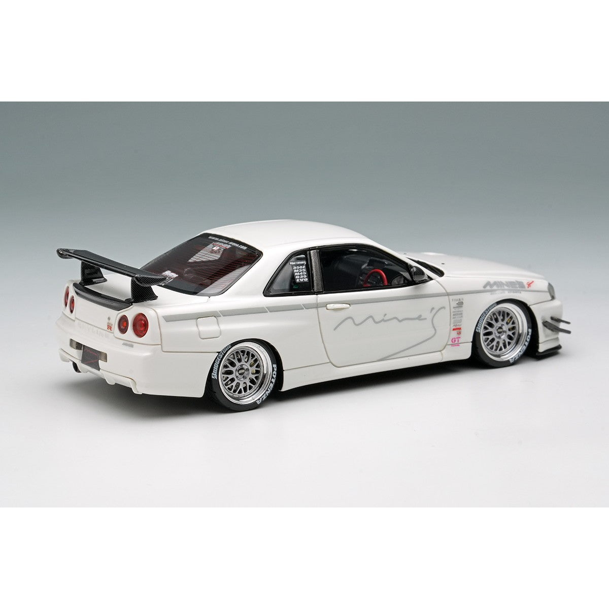 【予約安心出荷】[MDL] 1/43 マインズ スカイライン GT-R(BNR34) V-spec N1(BBSホイール) Time Attack in USA 完成品 ミニカー(EM699) EIDOLON(アイドロン)(2026年7月)