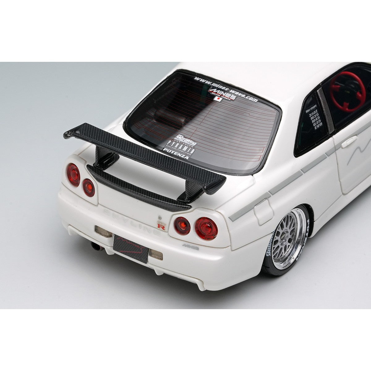 【予約安心出荷】[MDL] 1/43 マインズ スカイライン GT-R(BNR34) V-spec N1(BBSホイール) Time Attack in USA 完成品 ミニカー(EM699) EIDOLON(アイドロン)(2026年7月)