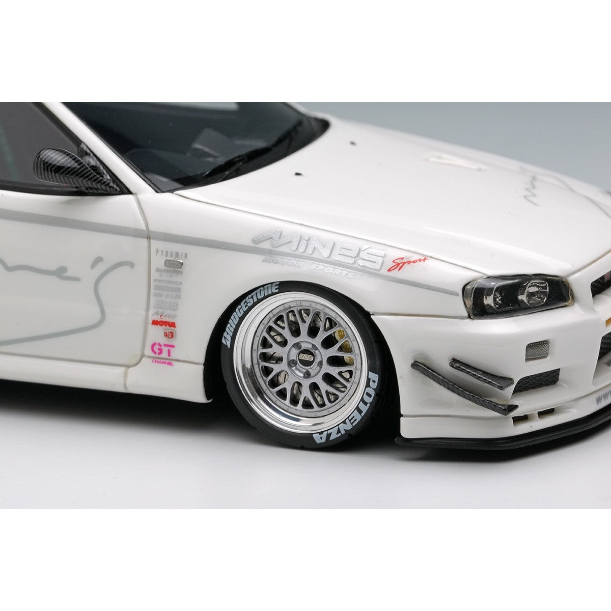 【予約安心出荷】[MDL] 1/43 マインズ スカイライン GT-R(BNR34) V-spec N1(BBSホイール) Time Attack in USA 完成品 ミニカー(EM699) EIDOLON(アイドロン)(2026年7月)