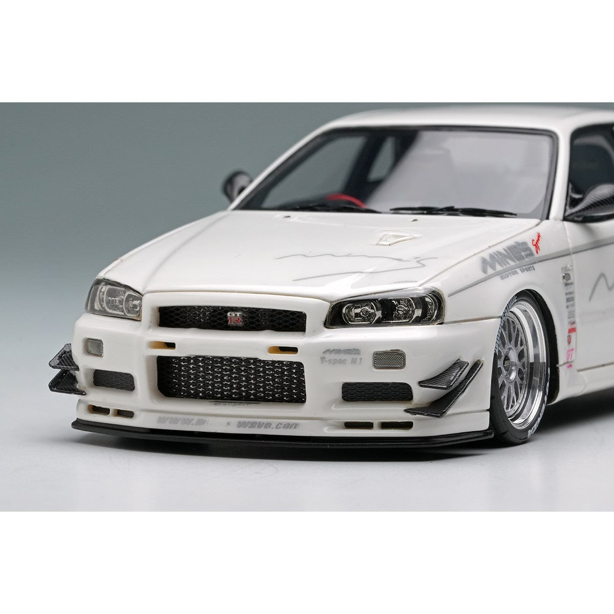 【予約安心出荷】[MDL] 1/43 マインズ スカイライン GT-R(BNR34) V-spec N1(BBSホイール) Time Attack in USA 完成品 ミニカー(EM699) EIDOLON(アイドロン)(2026年7月)