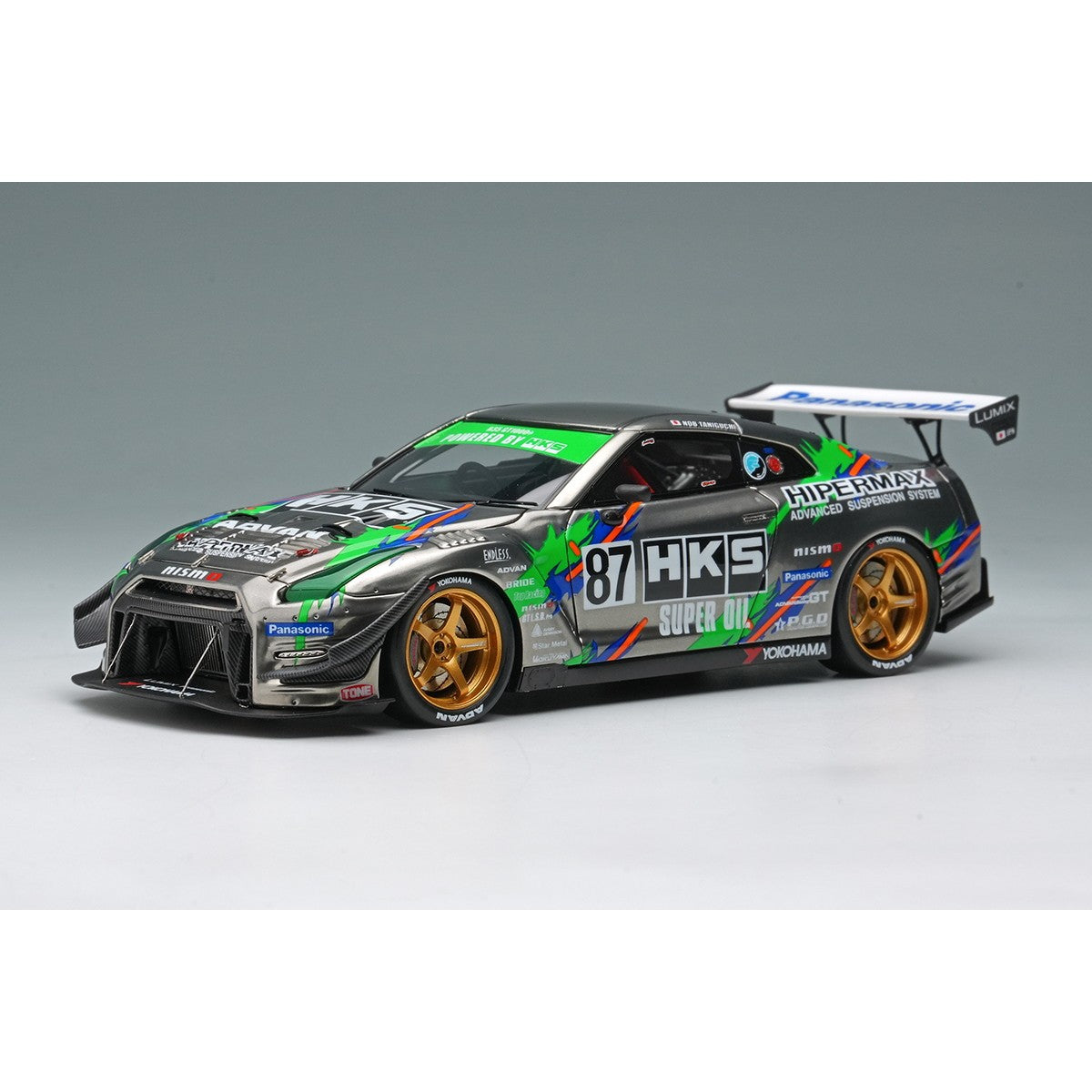 【予約安心出荷】[MDL] 1/43 HKS レーシングパフォーマー GT1000+ 2025 ブラッククローム / HKSリバリー 完成品 ミニカー(EM823) EIDOLON(アイドロン)(2026年7月)