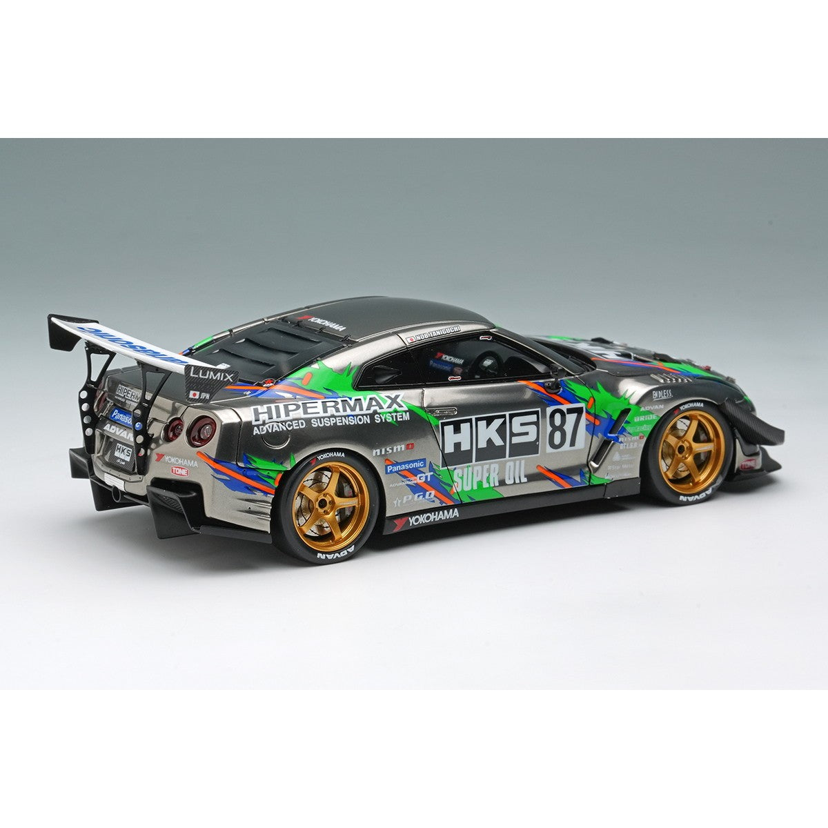 【予約安心出荷】[MDL] 1/43 HKS レーシングパフォーマー GT1000+ 2025 ブラッククローム / HKSリバリー 完成品 ミニカー(EM823) EIDOLON(アイドロン)(2026年7月)