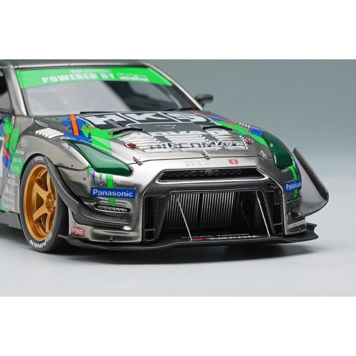 【予約安心出荷】[MDL] 1/43 HKS レーシングパフォーマー GT1000+ 2025 ブラッククローム / HKSリバリー 完成品 ミニカー(EM823) EIDOLON(アイドロン)(2026年7月)