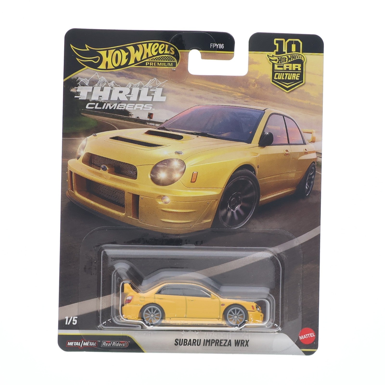 【中古即納】[MDL] Hot Wheels(ホットウィール) カーカルチャー スリル クライマーズ 1/64 スバル・インプレッサ WRX 完成品 ミニカー(JKF21-9866) マテル(20260411)