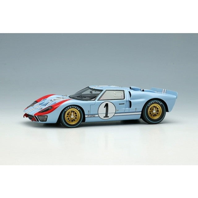 【予約安心出荷】[MDL] (再販) 1/43 GT40 Mk.II 『Shelby American』 Le Mans 24h 1966 『シェルビーアメリカン』 2位 No.1 完成品 ミニカー(EM301B) EIDOLON(アイドロン)(2026年8月)