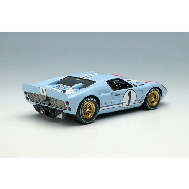 【予約安心出荷】[MDL] (再販) 1/43 GT40 Mk.II 『Shelby American』 Le Mans 24h 1966 『シェルビーアメリカン』 2位 No.1 完成品 ミニカー(EM301B) EIDOLON(アイドロン)(2026年8月)