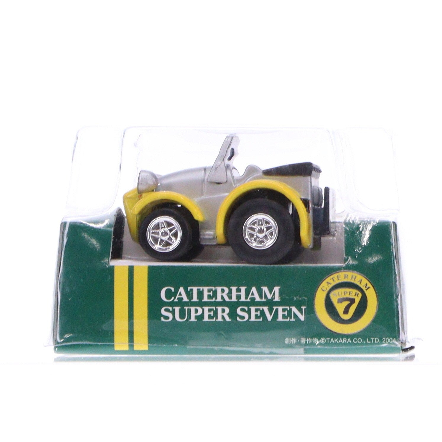 【中古即納】[MDL] (単品) チョロQ CATERHAM SUPER SEVEN(ケータハム スーパーセブン)(イエロー×シルバー) 完成品 ミニカー タカラ(20041231)