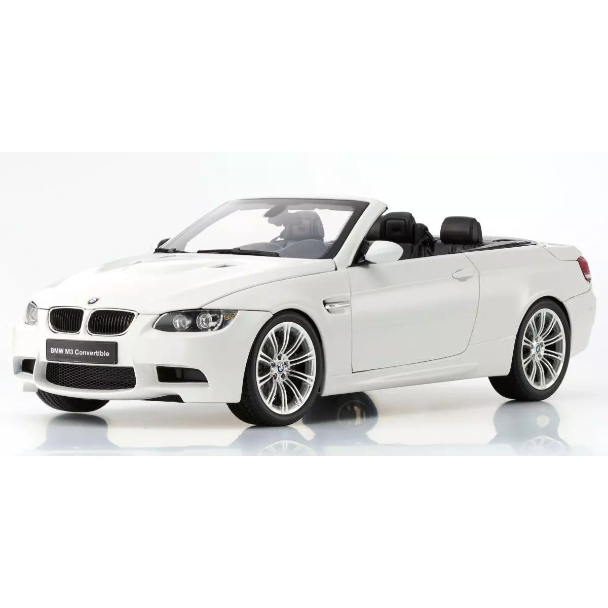 【予約安心出荷】[MDL] 1/18 BMW M3(E93M) コンバーチブル(アルピンホワイト) 完成品 ミニカー(KS08738AW) 京商(2026年10月)