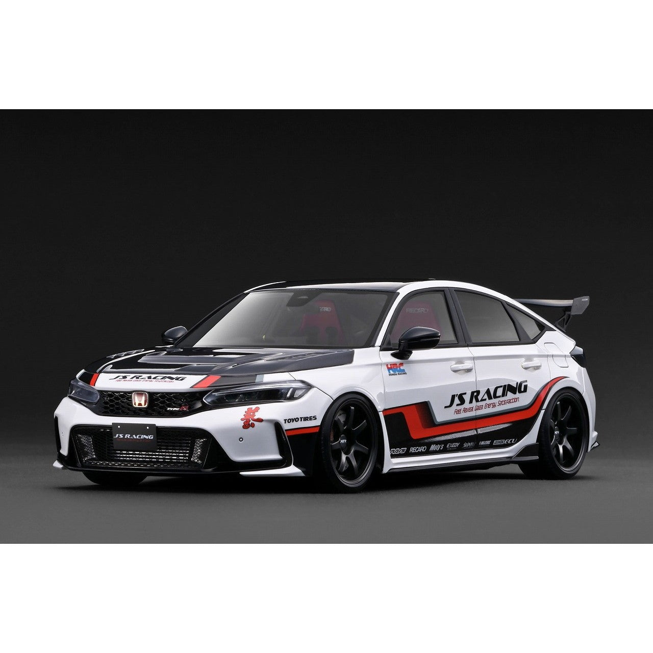 【予約安心出荷】[MDL] 1/18 Honda Civic(ホンダ シビック) Type-R J'S Racing(FL5) White Demo Car1 完成品 ミニカー(IG3933) ignition model(イグニッションモデル)(2026年12月)