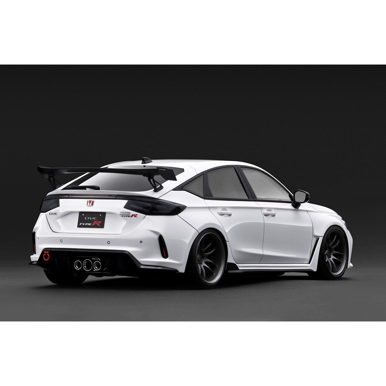 【予約安心出荷】[MDL] 1/18 Honda Civic(ホンダ シビック) Type-R J'S Racing(FL5) White 完成品 ミニカー(IG3935) ignition model(イグニッションモデル)(2026年12月)