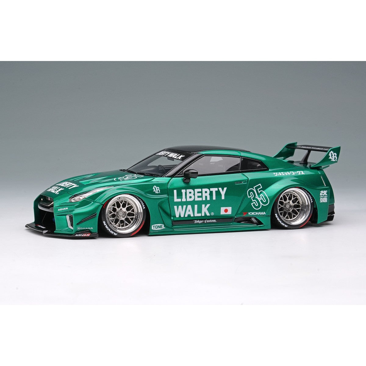 【予約安心出荷】[MDL] 1/43 LB-Silhouette WORKS GT 35GT-RR(キャンディグリーン) 完成品 ミニカー(LB012I) EIDOLON(アイドロン)(2026年9月)