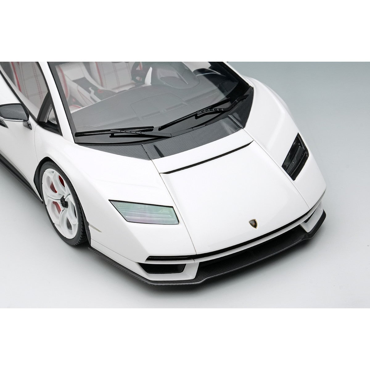 【予約安心出荷】[MDL] 1/18 Lamborghini Countach LPI 800-4(Wing Up)(ホワイト) 完成品 ミニカー(EML207A) EIDOLON(アイドロン)(2026年9月)