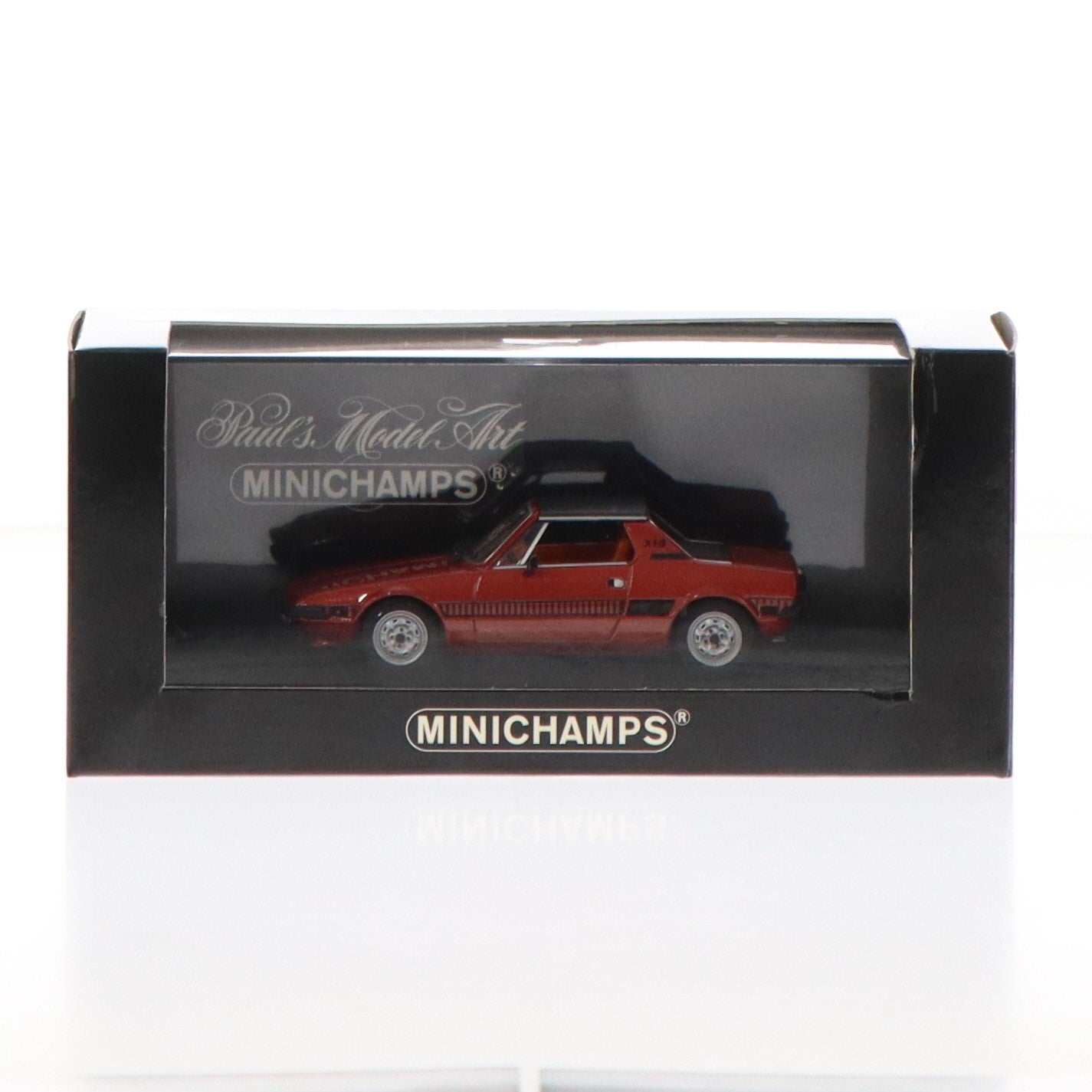 【中古即納】[MDL] 1/43 FIAT X1/9 Exclusive ARANCIO Metallic 完成品 ミニカー(430121661) MINICHAMPS(ミニチャンプス)(20220328)