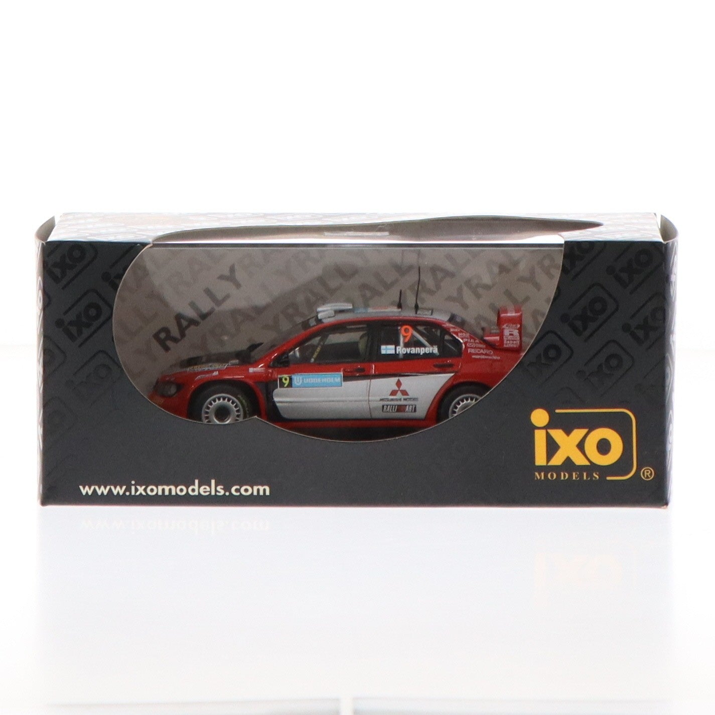 【中古即納】[MDL] 1/43 MITSUBISHI LANCER WRC #9 RallySweden 2005(レッド×シルバー) 完成品 ミニカー(RAM180) IXO Models(イクソモデルス)(20060701)