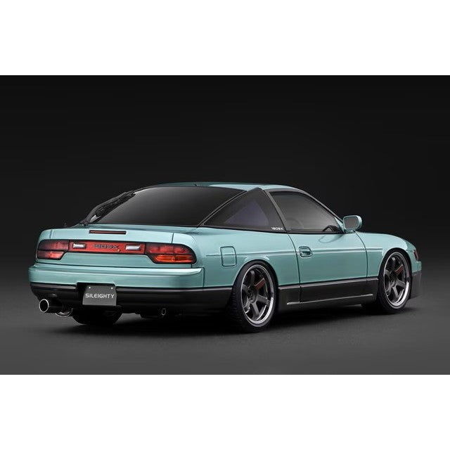 【予約安心出荷】[MDL] 1/18 Nissan Sileighty(シルエイティ) Green / Grey 完成品 ミニカー(IG4070) ignition model(イグニッションモデル)(2027年2月)