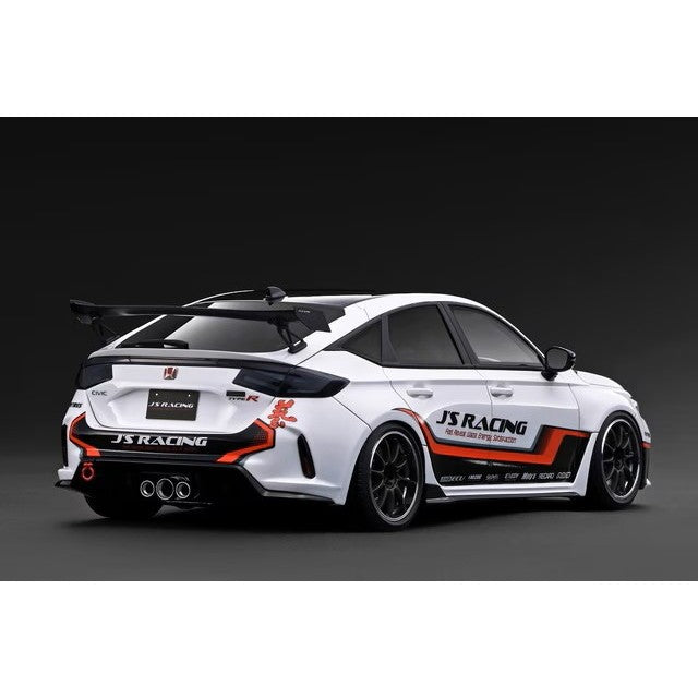 【予約安心出荷】[MDL] 1/18 Honda Civic Type-R J'S Racing(ホンダ シビックタイプR ジェイズ レーシング) (FL5) White 完成品 ミニカー(IG3934) ignition model(イグニッションモデル)(2027年1月)