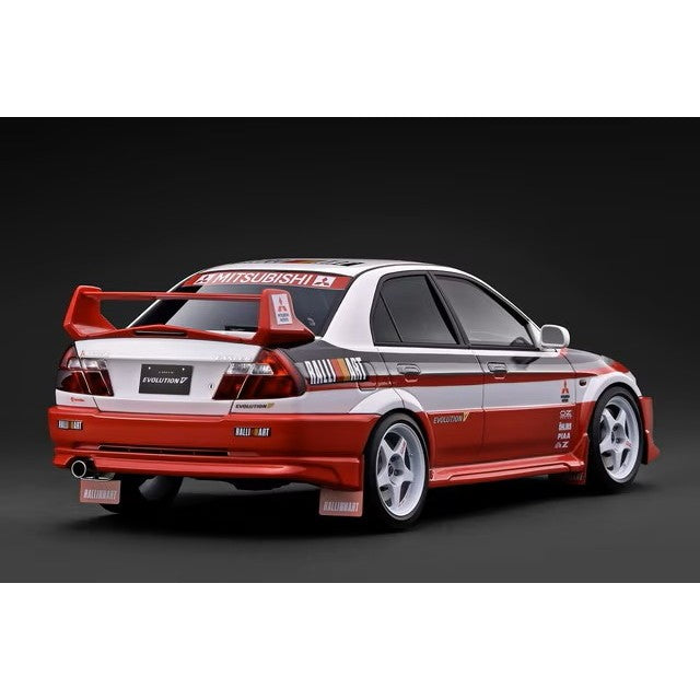 【予約安心出荷】[MDL] 1/18 Mitsubishi LANCER EVOLUTION V(ランサーエボリューション5)(CP9A) White/Red 完成品 ミニカー(IG4021) ignition model(イグニッションモデル)(2027年2月)