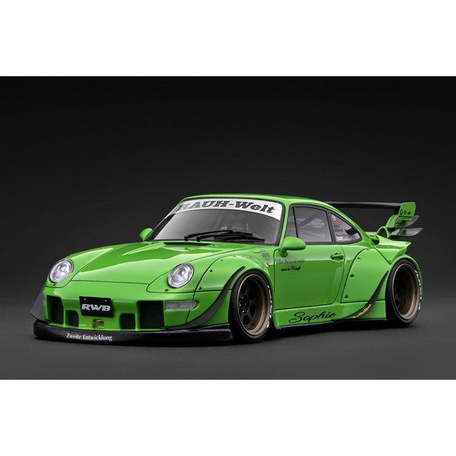 【予約安心出荷】[MDL] 1/18 RWB 993 Green 完成品 ミニカー(IG4144) ignition model(イグニッションモデル)(2026年12月)