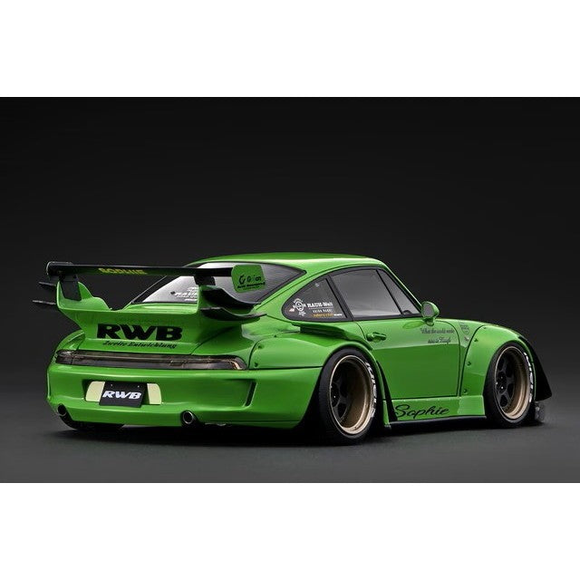 【予約安心出荷】[MDL] 1/18 RWB 993 Green 完成品 ミニカー(IG4144) ignition model(イグニッションモデル)(2026年12月)