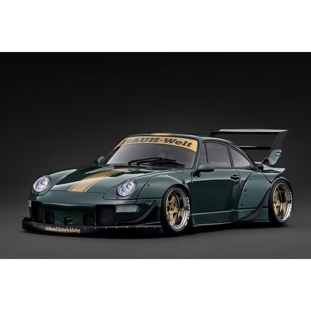 【予約安心出荷】[MDL] 1/18 RWB 993 Green Metallic 完成品 ミニカー(IG4145) ignition model(イグニッションモデル)(2026年12月)
