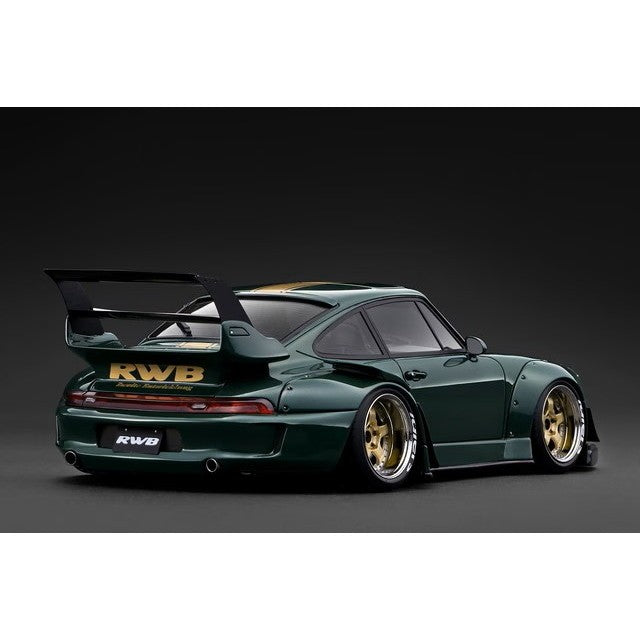 【予約安心出荷】[MDL] 1/18 RWB 993 Green Metallic 完成品 ミニカー(IG4145) ignition model(イグニッションモデル)(2026年12月)