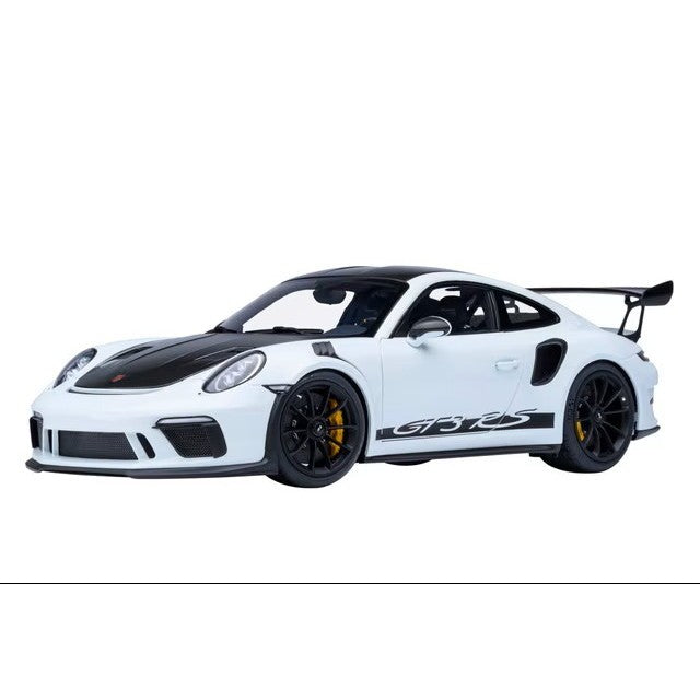 【予約安心出荷】[MDL] オートアート・コンポジットダイキャストモデル 1/18 ポルシェ 911 (991.2) GT3 RS ヴァイザッハ・パッケージ (ホワイト/カーボンブラック) 完成品 ミニカー(78176) AUTOart(オートアート)(2026年6月)
