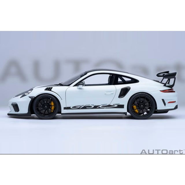【予約安心出荷】[MDL] オートアート・コンポジットダイキャストモデル 1/18 ポルシェ 911 (991.2) GT3 RS ヴァイザッハ・パッケージ (ホワイト/カーボンブラック) 完成品 ミニカー(78176) AUTOart(オートアート)(20260630)