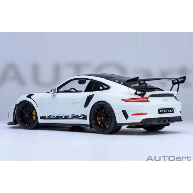 【予約安心出荷】[MDL] オートアート・コンポジットダイキャストモデル 1/18 ポルシェ 911 (991.2) GT3 RS ヴァイザッハ・パッケージ (ホワイト/カーボンブラック) 完成品 ミニカー(78176) AUTOart(オートアート)(20260630)
