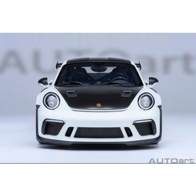 【予約安心出荷】[MDL] オートアート・コンポジットダイキャストモデル 1/18 ポルシェ 911 (991.2) GT3 RS ヴァイザッハ・パッケージ (ホワイト/カーボンブラック) 完成品 ミニカー(78176) AUTOart(オートアート)(20260630)