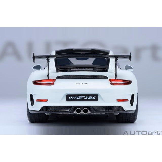 【予約安心出荷】[MDL] オートアート・コンポジットダイキャストモデル 1/18 ポルシェ 911 (991.2) GT3 RS ヴァイザッハ・パッケージ (ホワイト/カーボンブラック) 完成品 ミニカー(78176) AUTOart(オートアート)(20260630)