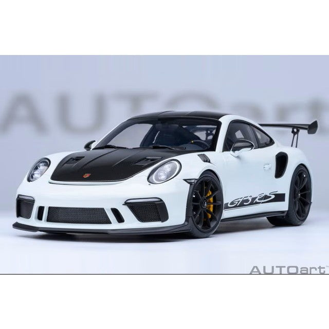 【予約安心出荷】[MDL] オートアート・コンポジットダイキャストモデル 1/18 ポルシェ 911 (991.2) GT3 RS ヴァイザッハ・パッケージ (ホワイト/カーボンブラック) 完成品 ミニカー(78176) AUTOart(オートアート)(20260630)