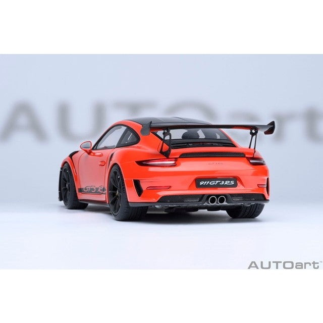 【予約安心出荷】[MDL] オートアート・コンポジットダイキャストモデル 1/18 ポルシェ 911 (991.2) GT3 RS ヴァイザッハ・パッケージ (オレンジ/カーボンブラック) 完成品 ミニカー(78177) AUTOart(オートアート)(20260630)
