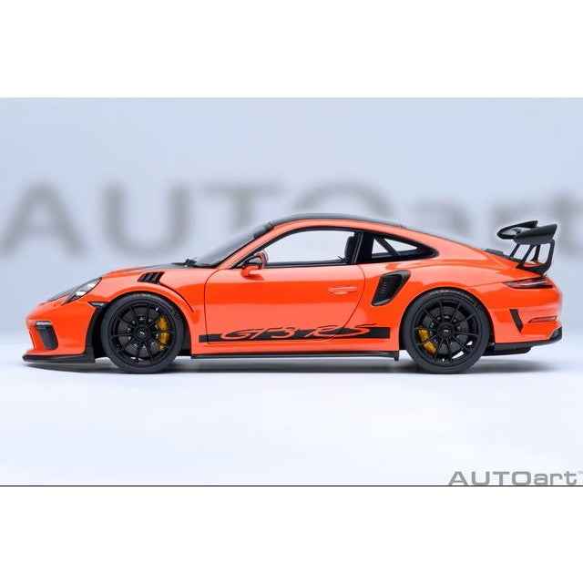 【予約安心出荷】[MDL] オートアート・コンポジットダイキャストモデル 1/18 ポルシェ 911 (991.2) GT3 RS ヴァイザッハ・パッケージ (オレンジ/カーボンブラック) 完成品 ミニカー(78177) AUTOart(オートアート)(20260630)